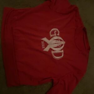 PrettyLittleThing Red and Pink Track Joggers